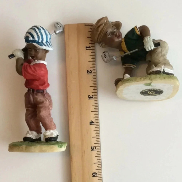 Stylist Black Boys Golf Figurines by UG - Picture 9 of 9